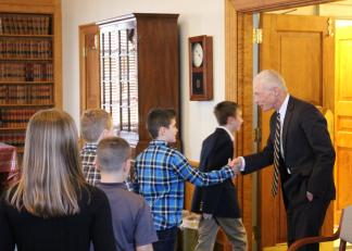 Students meet with Chief Justice MacDonald